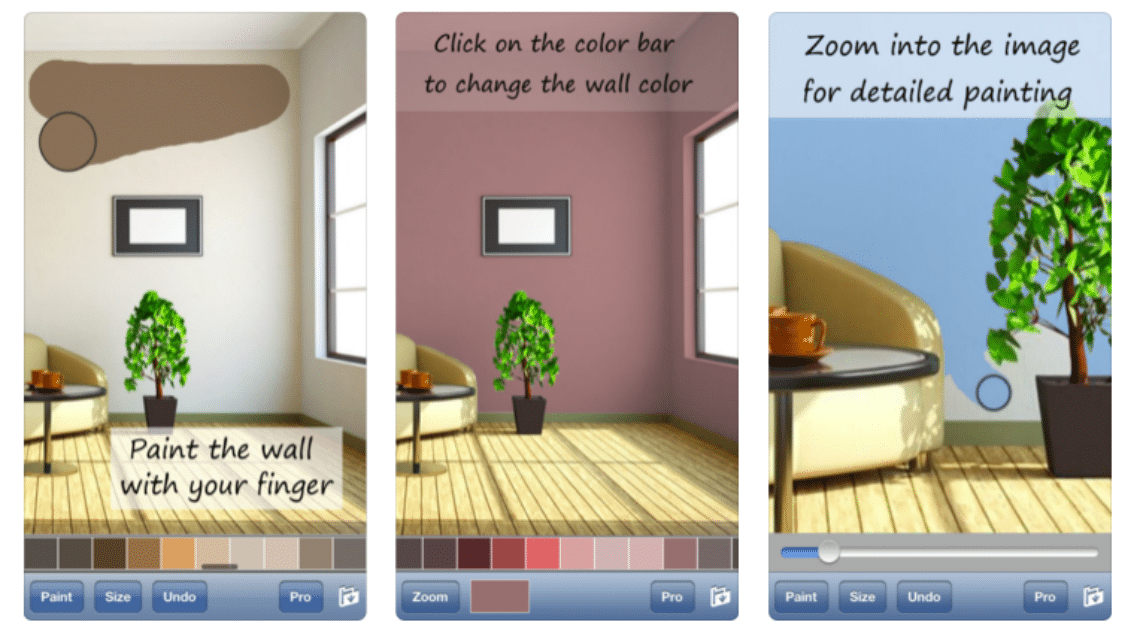 Aplikacije za promjenu boje zidova