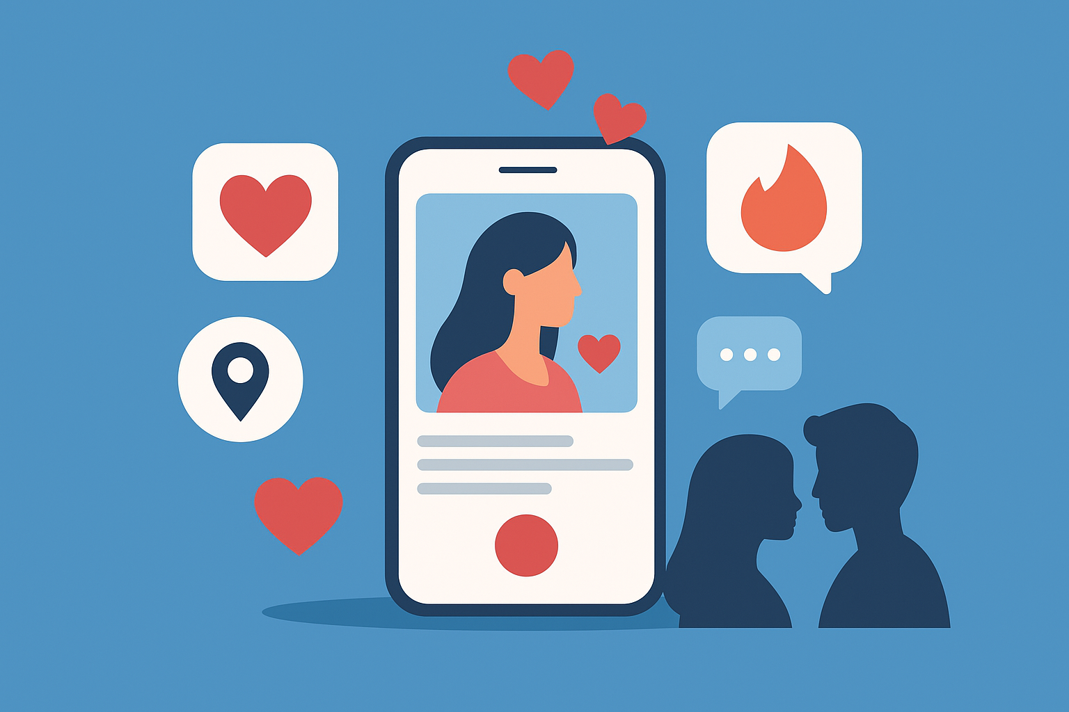 Aplicativo de namoro para conhecer pessoas perto de você